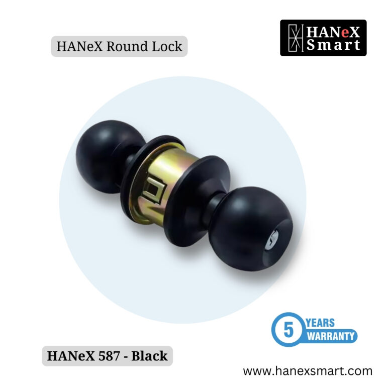 HANeX Round Lock -HANEX 587 Black